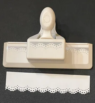 Martha Stewart Doily Lace Edge Paper Punch Border VTG Retired White • $18.57