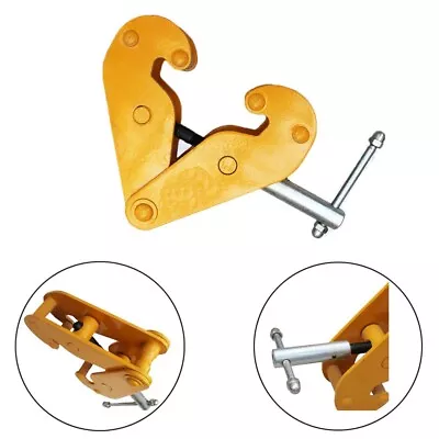 1T I-beam Clamp Track Clamp I-clamp Rail Gripper 5 Tons Industrial Lifting Tools • $110.92