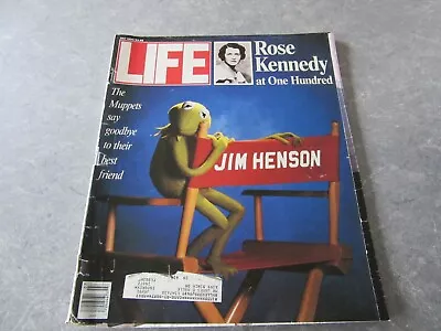 LIFE Magazine JULY 1990 THE MUPPETS SAY GOODBYE TO JIM HENSON ROSE KENNEDY! • $9.99