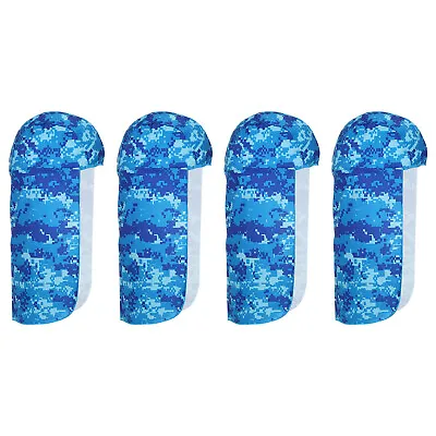 4pcs Hard Hat Sun Shade Cooling Skull Cap Neck Shade Cap Camo Blue • $23.24