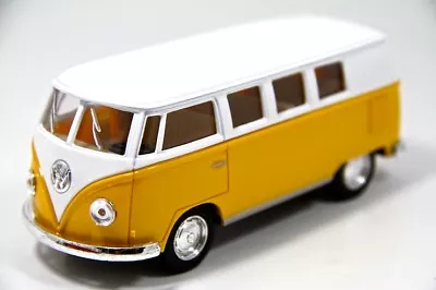 5  Kinsmart Classic 1962 Volkswagen Bus Van Diecast Model Toy 1:32 VW- Yellow • $8.98