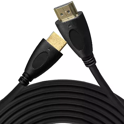 HDMI Cable 4K High Speed Cord 3 10 12 15 25 30 40 50 75 100 FT 2160P HDTV Lot • $13.79