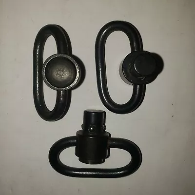 3Pcs Heavy Duty Flush Push Button Quick Detach 1.35  Rifle QD Sling Swivel Mount • $7.99