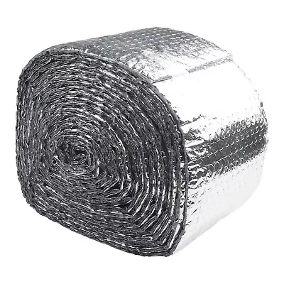 Insulated Bubble Wrap Spiral Pipe Cover 6 Inch Diameter 25 Feet Length • £18.60