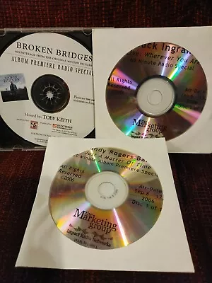 $16.99 • Buy TOBY KEITH, JACK INGRAM & RANDY ROGERS BAND Radio Specials (3cd's)