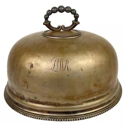 Antique 18thC English Georgian SilverPlate Meat Food Dish Dome Foul Cover Cloche • $245