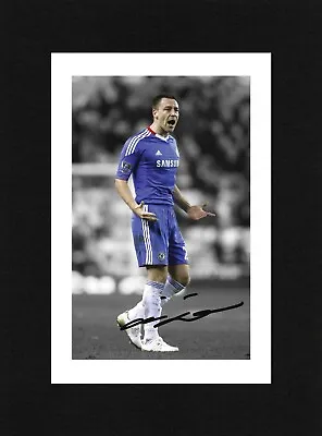 8X6 Mount JOHN TERRY Autograph Signed PHOTO Print Ready To Frame CHELSEA • £7.49