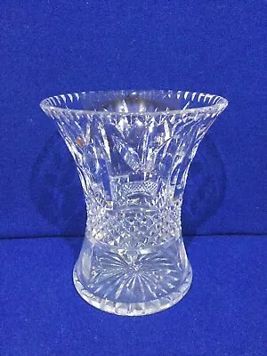 £8.95 • Buy Crystal Hand Cut  Vase   15cm