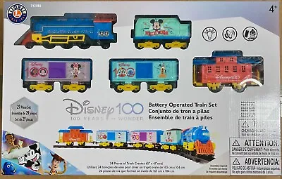Disney 100 Years Of Wonder Lionel Trains Battery Operated Ready-To-Play Set NEW • $37.65