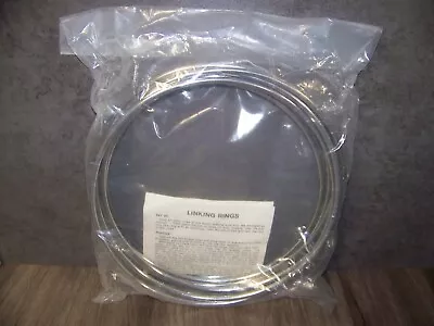 £147.16 • Buy Set Of 8 Magic Linking Metal Rings New In Package Unbranded