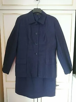 Vtg/retro 60's Jackie O Style Linen Mix High Waist Shift Dress&jacket Sz 12 Vgc • £9.99