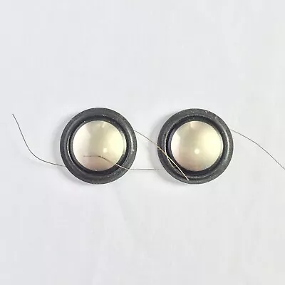 2 Replacement Titanium Dome Tweeter Diaphragms For Vifa NE19VTT-04 3/4  VCL 4Ω  • $17.99