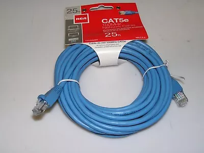 Brand New RCA 25' CAT 5e 100MHz Network Cable OEM Model TPH532BR • $9.99
