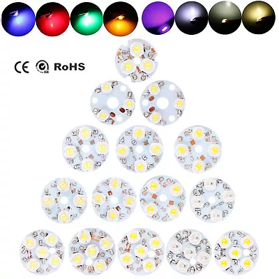10X 50X 100X LED Chip Bulbs 3W 4W 5W For Ceiling Candle Spot Aluminum PCB Light  • $3.45