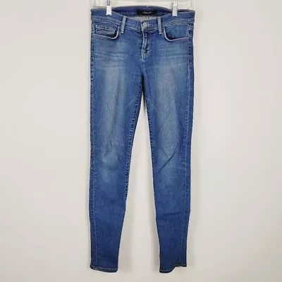 J Brand Med Wash Faded Mid Rise Skinny Jeans • $29.99