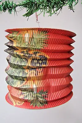 Vintage Jumbo Chinese LANTERN Honeycomb Paper MERRY 6  Christmas Ornament Japan • $35