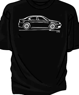 Alfa Romeo 156. Original Art Sketch T-Shirt Tee Shirt • £13.99