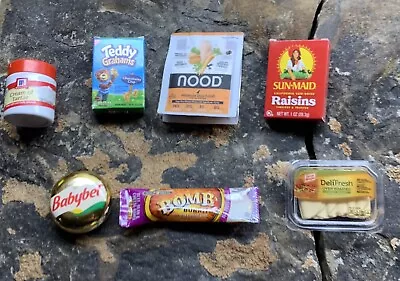 Mini Brands Lot. Food Containers. Nood Raisins Turkey Burrito • $20