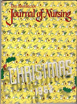 Vintage The American Journal Of Nursing Christmas (December) 1952 Good VTG Cond. • $14.95