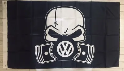 VOLKSWAGEN VW VOLKS GOLF JETTA 3x5ft FLAG BANNER DRAPEAU MAN CAVE GARAGE • $18.39