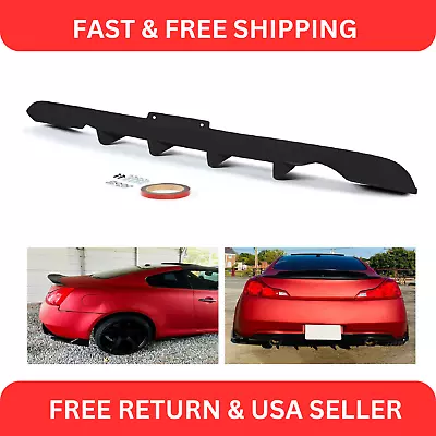 Rear Lower Bumper Diffuser Lip For 03-07 Infiniti G35 2DR Coupe Ver 2 JDM Style • $88.31