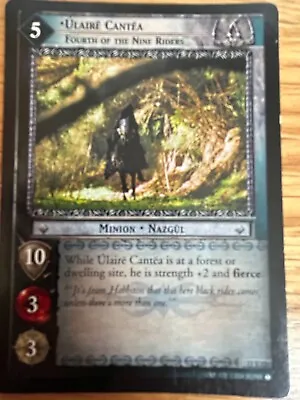 Lord Of The Rings (lotr) Tcg Ccg: Rare Card: Ulaire Cantea - Fourth Of The Nine • £3