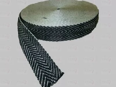 33 Metre Rolls Of BLACK & WHITE - 2  UPHOLSTERY WEBBING For Seats & Furniture • £16.99