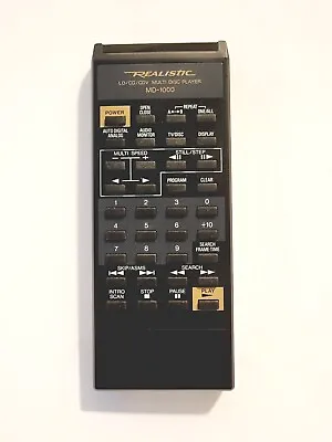 Realistic MD-1000 Remote Control For Laserdisc Player • £34.06