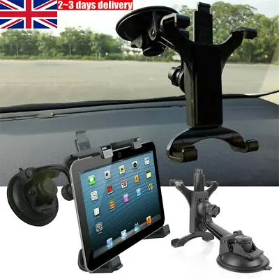 £7.99 • Buy Universal Car Suction Windscreen Mount 360° Tablet Holder For IPad 7'' To 11 