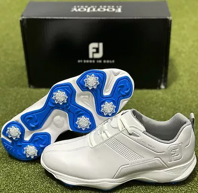 FootJoy 2023 Mens EComfort Golf Shoes 57702 WHITE Size 11 Medium D New #92924 • $83.59