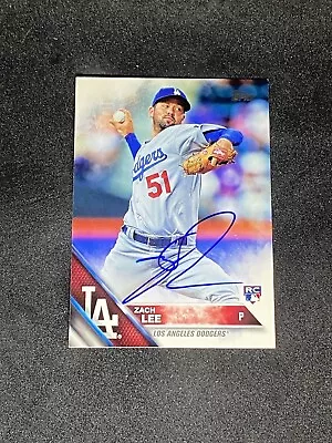 Zach Lee 2016 Topps #127 Los Angeles Dodgers Auto Autographed Signed Rookie Card • $2.95