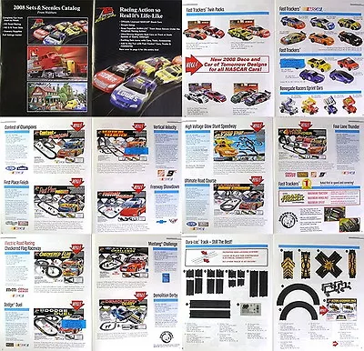 2008 LIFE-LIKE 50pg Slot Car Accessory & Train Catalog • $4.99