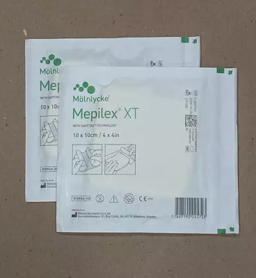 Mepilex XT 10cm X 10cm With Safetac Technology Two Individual Sterile Packages • $10