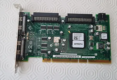 Dell Adaptec ASC-39320A PCI-X SCSI Ultra-320 RAID Controller Card • £15