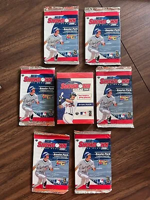 6 Pack Lot 2000 MLB Showdown Pennant Run Boosters + Draft Pack All 1st Edition • $150