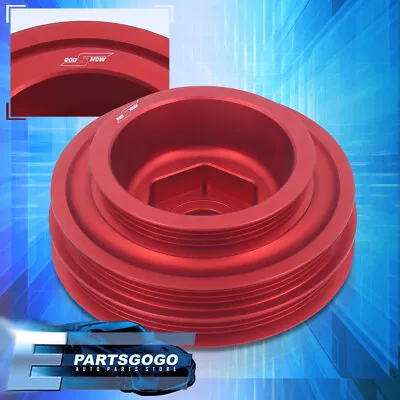 For 99-00 Civic Si 94-01 Integra Engine Crankshaft Harmonic Balancer Pulley Red • $48.99