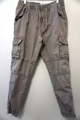 Triple Five 5 Soul NYC Cargo Pants Beige Baggy Mens 32 Army Military Skate Y2K • $32.95