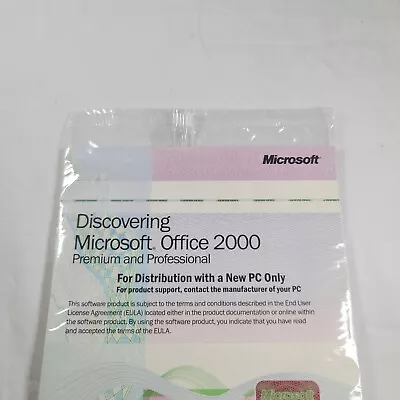 Microsoft Office 2000 Premium & Professional- With Product Key Sleeved Sealed • $70