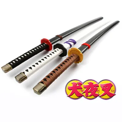 UK Seller Katana Inuyasha Tasaka Wooden Sword Cosplay Prop Replica 100cm • £32.99
