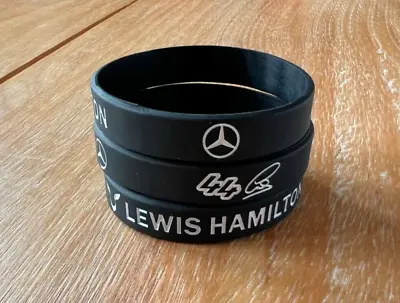 £6.59 • Buy Lewis Hamilton F1 Driver Inspired Rubber Wristband, Mercedes, Team LH / Bracelet