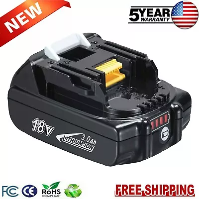 Replace For Makita BL1815 BL1820 BL1830 3.0Ah 18V Lithium-Ion Cordless Battery • $21.59