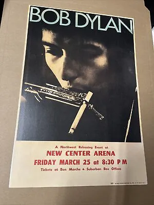 Bob Dylan 1966 Seattle Washington Cardstock Concert Poster 12  X 18  • $7.99