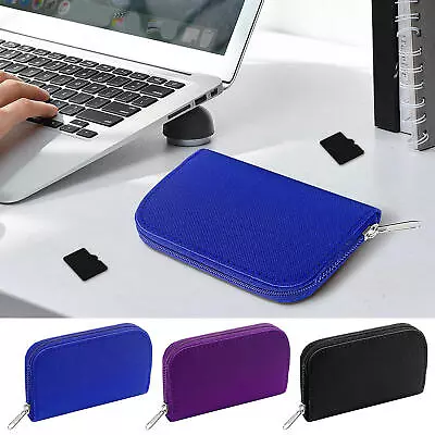 Memory Card Case Zippered Game Case Holder Carrying Pouch Case Holder Organizer  • $8.16