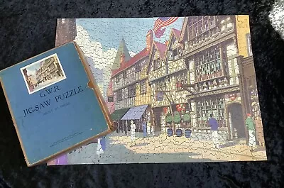 GWR Chad Valley Vintage Boxed Jigsaw Puzzle Harvard House Stratford Upon Avon • £18