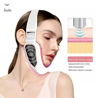 Facial Lifting Device LED Photon Therapy Face Slimming Massager V-Line Machine • $19.94