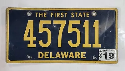 DELAWARE The First State License Plate ~ 457511 ~ 🔥 FREE SHIPPING 🔥 • $16.99