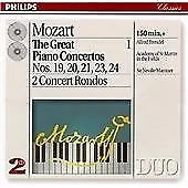 Wolfgang Amadeus Mozart : Mozart: The Great Piano Concertos CD 2 Discs (1994) • £3.28