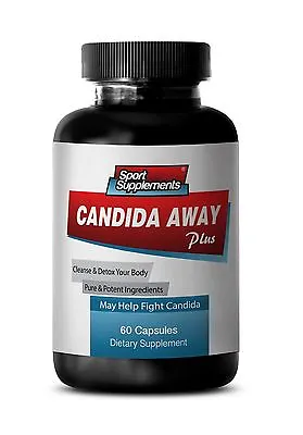 Candida Cleanse - Candida Away 1275mg SS - Vaginal Flora Cleanser Capsules 1B • $19.70