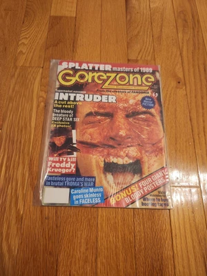 $20 • Buy Gorezone #6 (1989) W/Posters, Caroline Munro, Splatter Horror