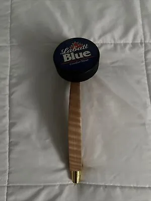 Labatt Blue Hockey Beer Tap Handle Rare Hockey Stick & Puck • $40